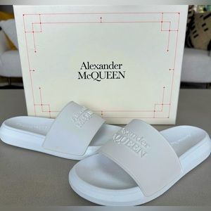 Womens Alexander McQueen pool slides⭐️